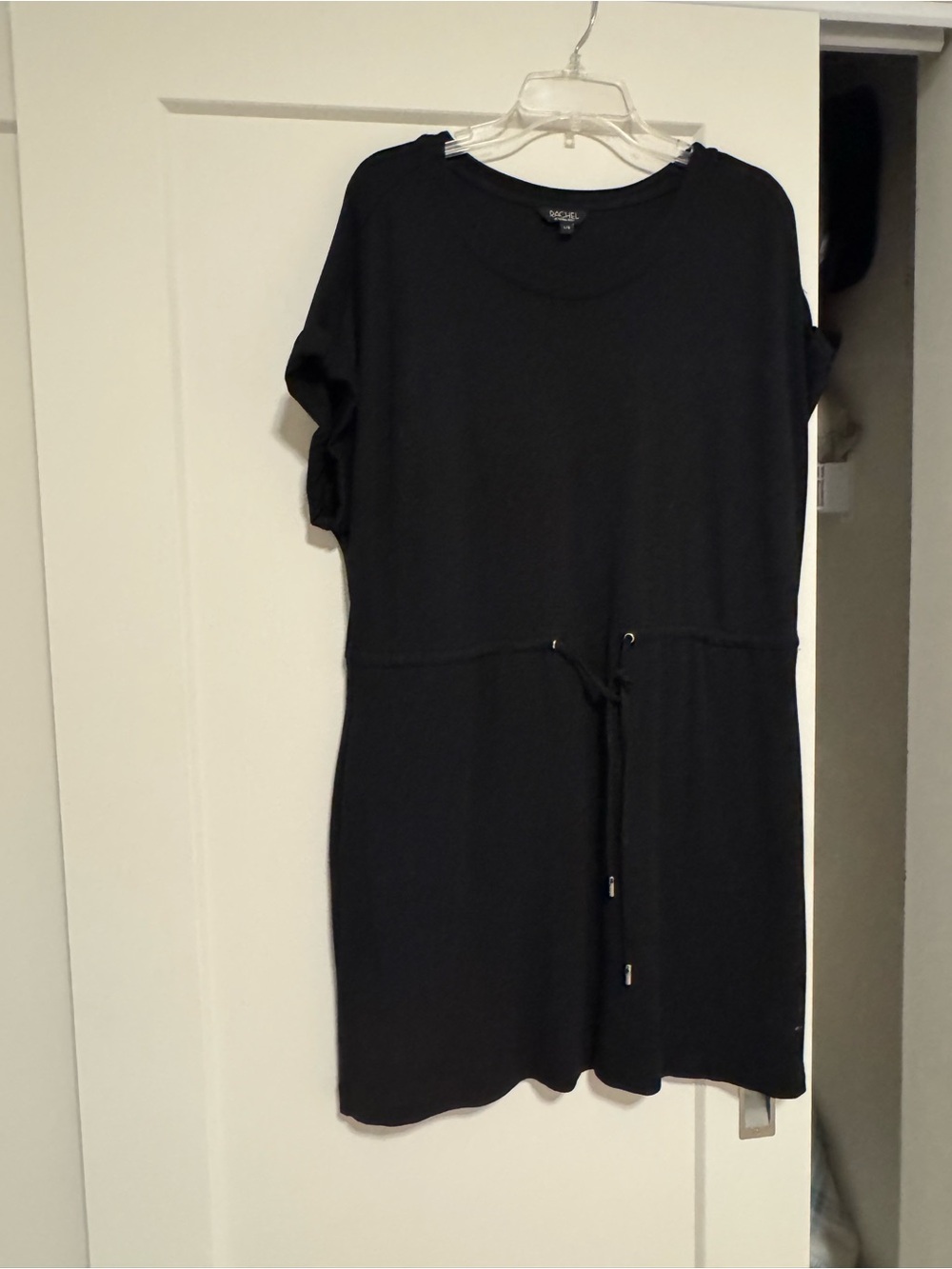 RACHEL Rachel Roy Black Crewneck Tee
